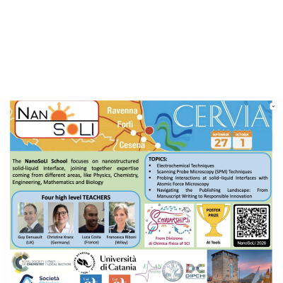 Nanostructured Solid Liquid Interface School: Cervia, 27 settembre - 1 ottobre 2026